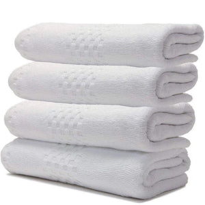 LUXURIOUS JACQUARD CHECK TOWELS